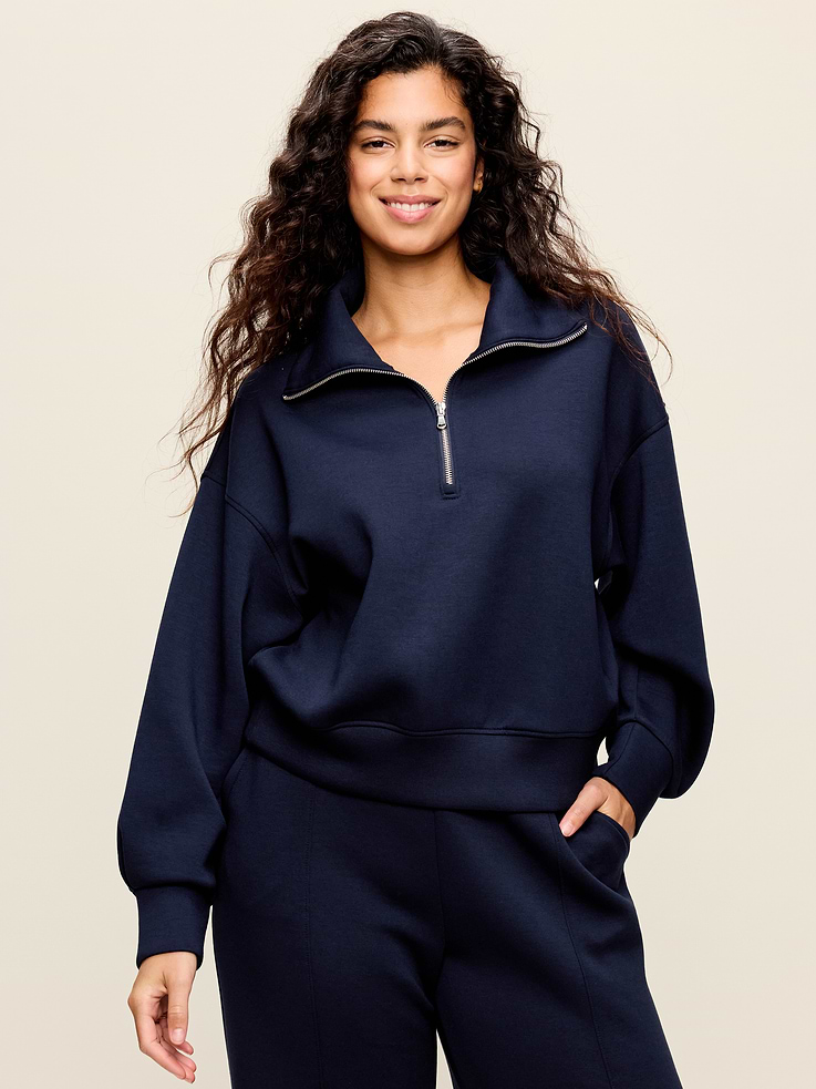Image number 6 showing, Bounce Fleece Half-Zip Pullover Sweatshirt
