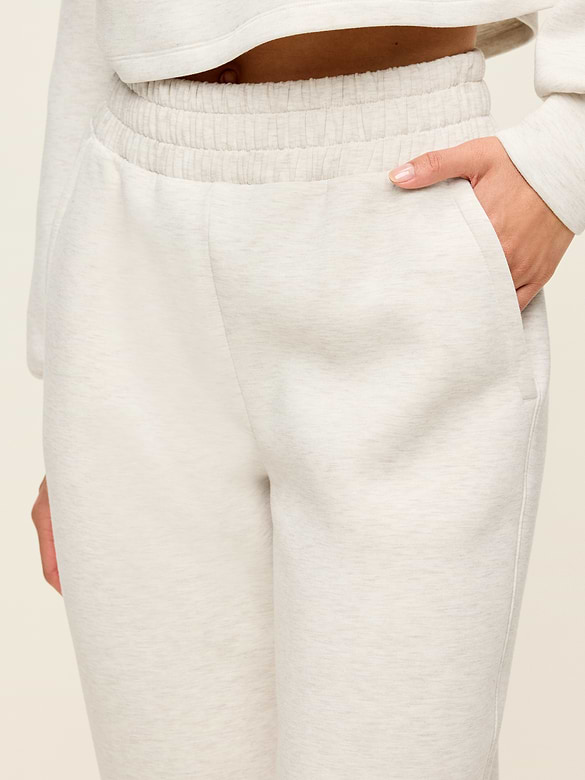 High-Waisted Bounce Fleece Jogger Sweatpants