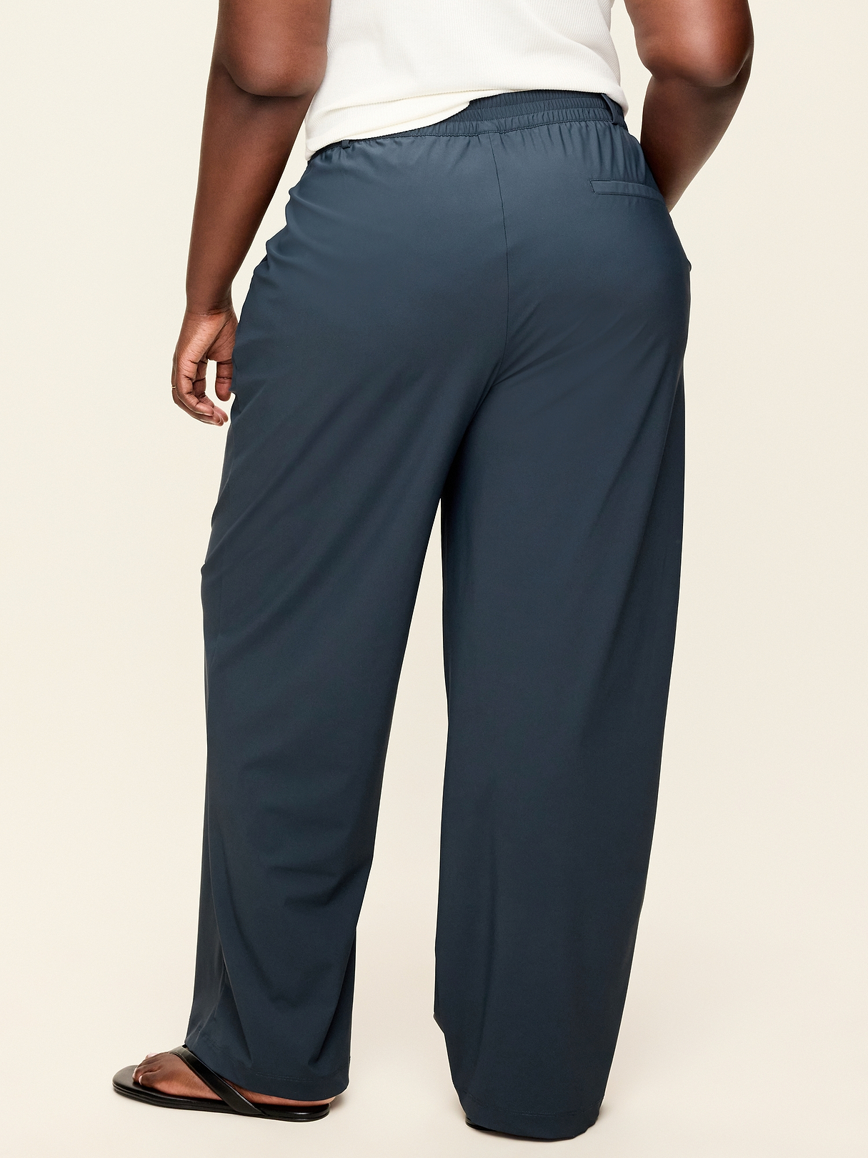 High-Waisted SleekTech Trouser Pants | Old Navy