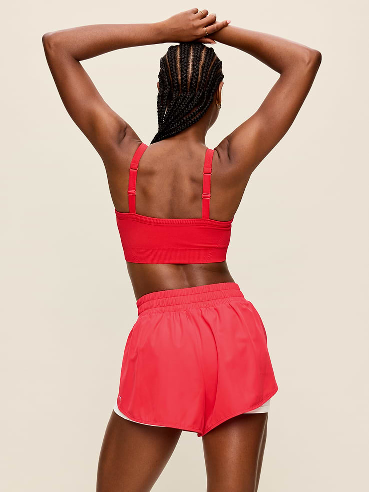 L'image numéro 2 présente Soutien-gorge de sport côtelé à maintien léger sans coutures