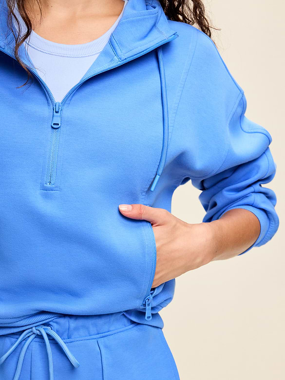 Dynamic Fleece Half-Zip Hoodie Sweatshirt