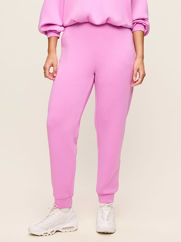High-Waisted Bounce Fleece Jogger Sweatpants