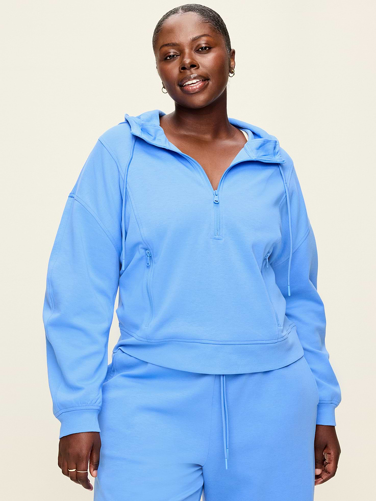 Image number 7 showing, Dynamic Fleece Half-Zip Hoodie Sweatshirt
