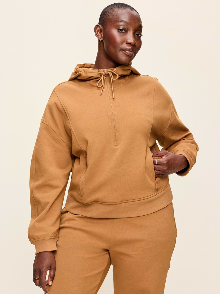Image number 6 showing, Dynamic Fleece Half-Zip Hoodie Sweatshirt