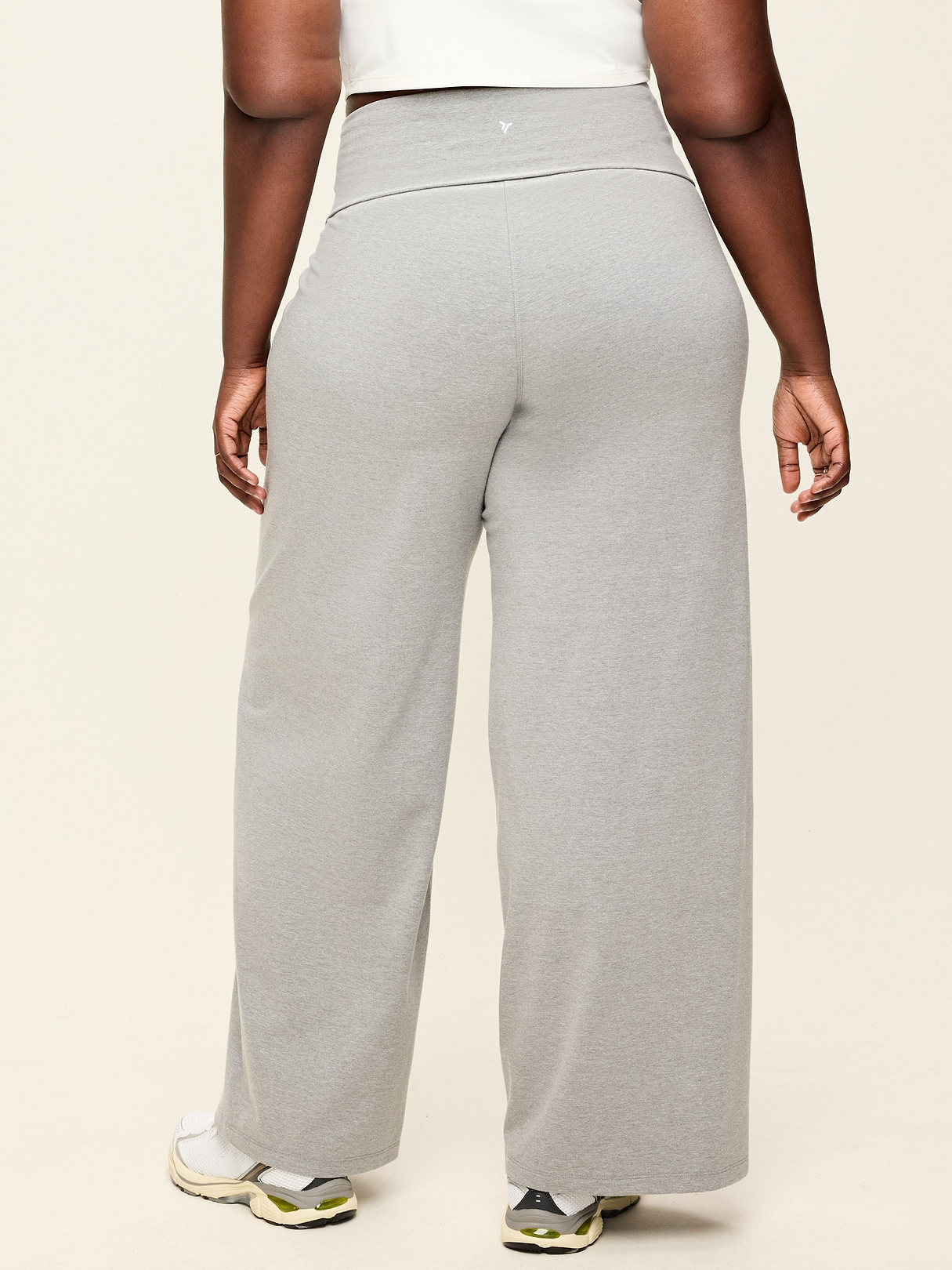 【AH.H】PANTS DIGAWEL＋AH.H High-Waisted PowerChill Fold-Over Wide-Leg Pants | Old Navy