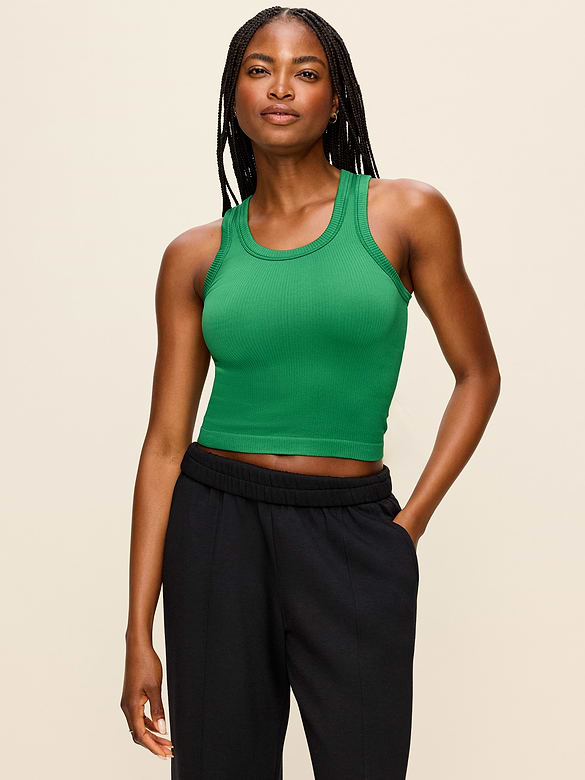 Exhale Seamless Fitted Rib Tank