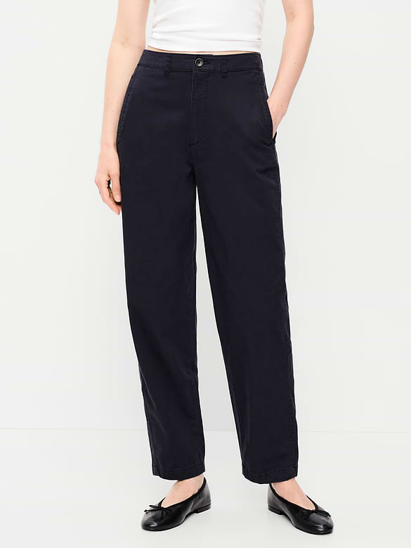 High-Waisted OGC Chino Tapered Straight Pants