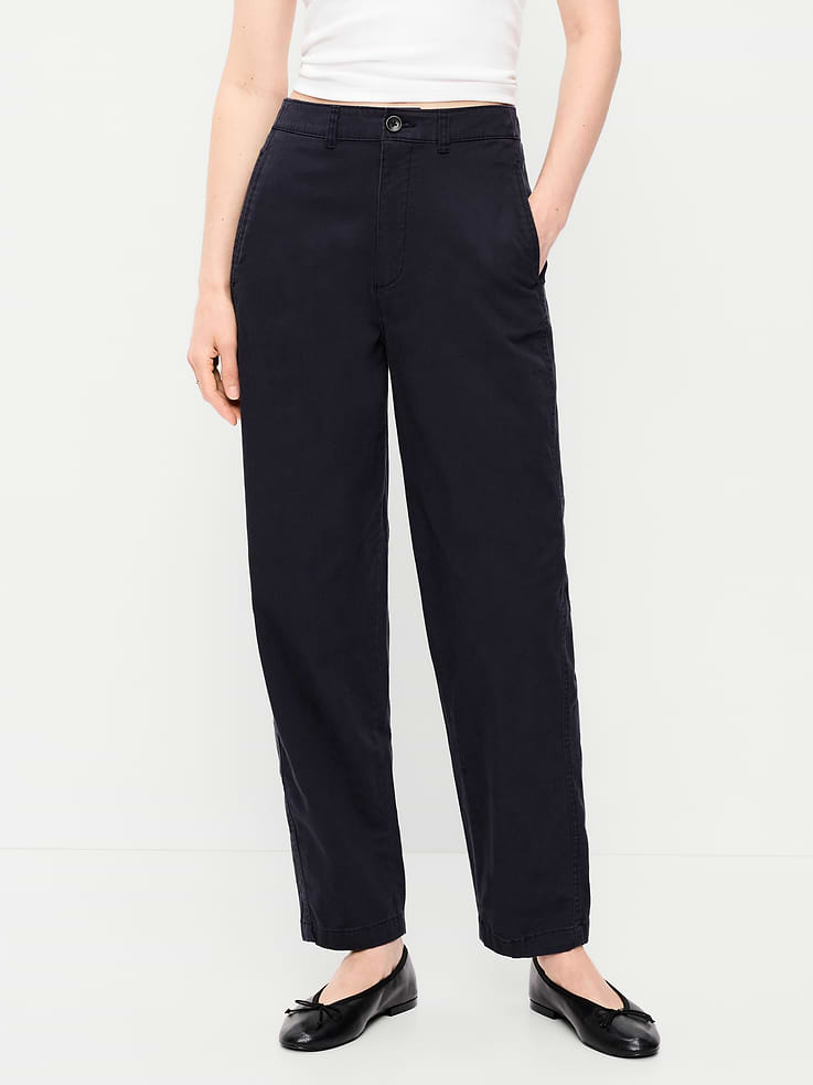 L'image numéro 2 présente Pantalon chino authentique à taille haute