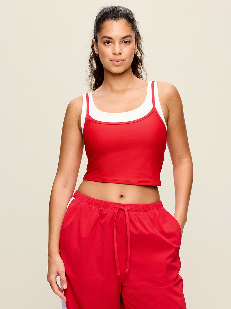Image number 5 showing, PowerSoft Layered Longline Bra