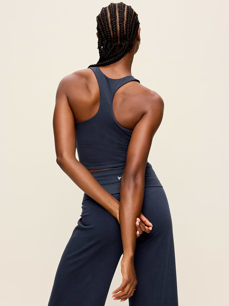 L'image numéro 2 présente Soutien-gorge de sport PowerChill à dos nageur et encolure haute à maintien léger