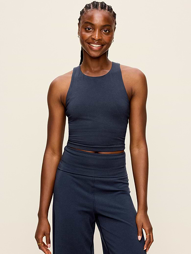 Image number 1 showing, Light Support PowerChill High-Neck Racerback Sports Bra