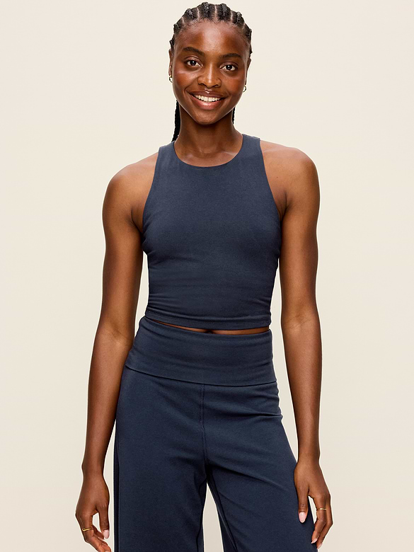 Light Support PowerChill High-Neck Racerback Sports Bra