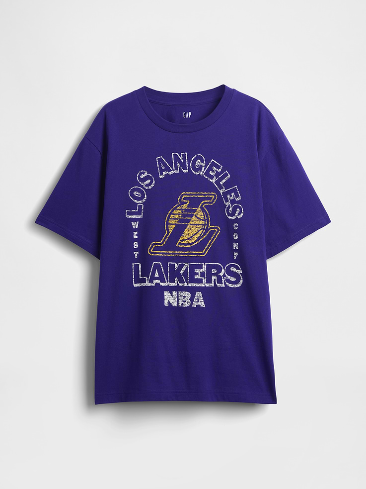 Image number 5 showing, Adult NBA Los Angeles Lakers Relaxed Graphic T-Shirt