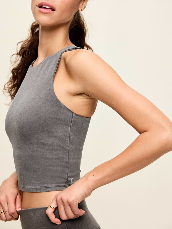 Light Support PowerChill High-Neck Racerback Sports Bra