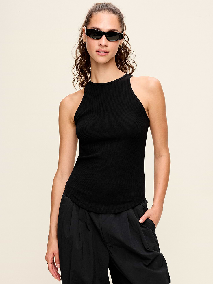 Image number 1 showing, CloudLite High-Neck Racerback Tank Top