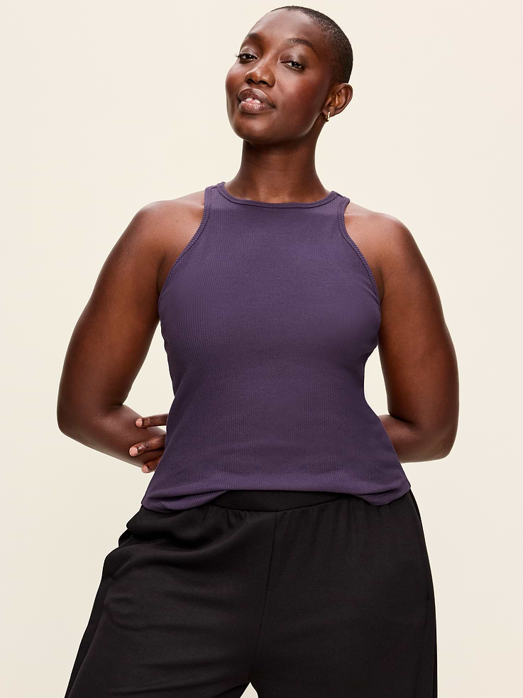 L'image numéro 5 présente Camisole à col montant et à dos nageur NuageLéger