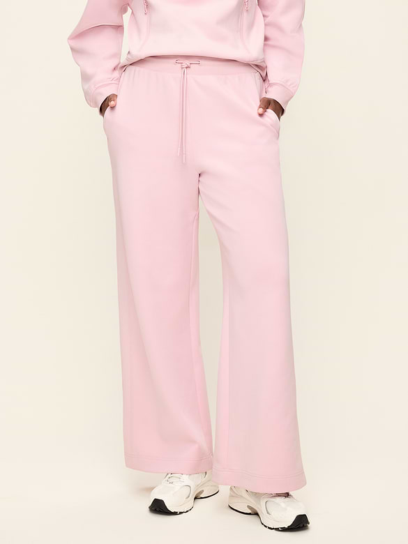 Extra High-Waisted Dynamic Fleece Wide-Leg Sweatpants