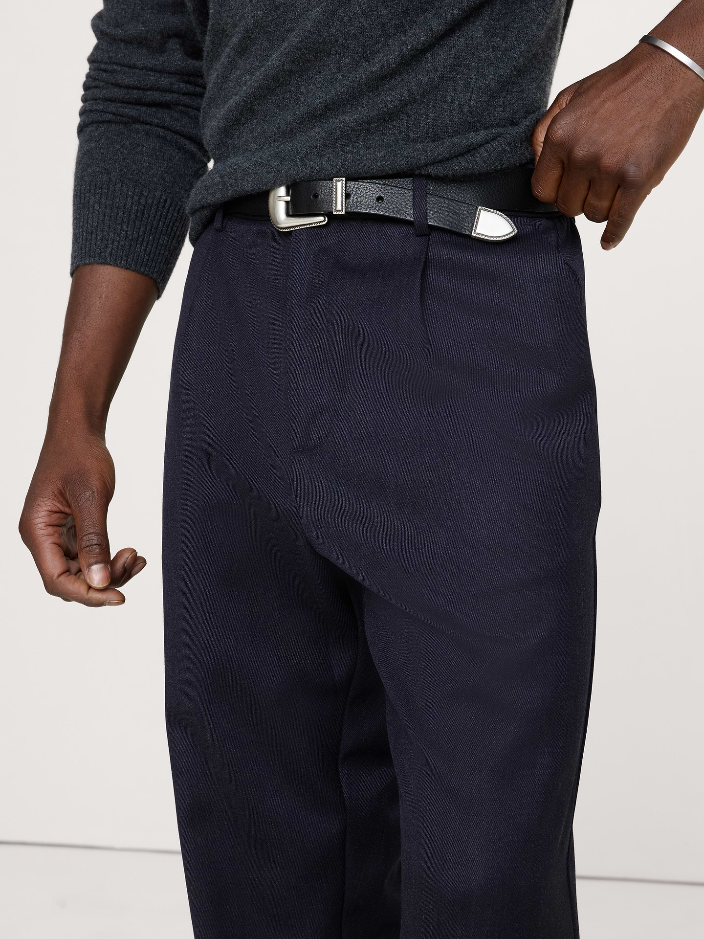 Image number 3 showing, Relaxed Twill Dress Pant