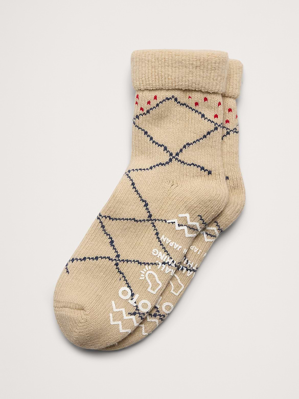 Printed Grip Sock By RoToTo