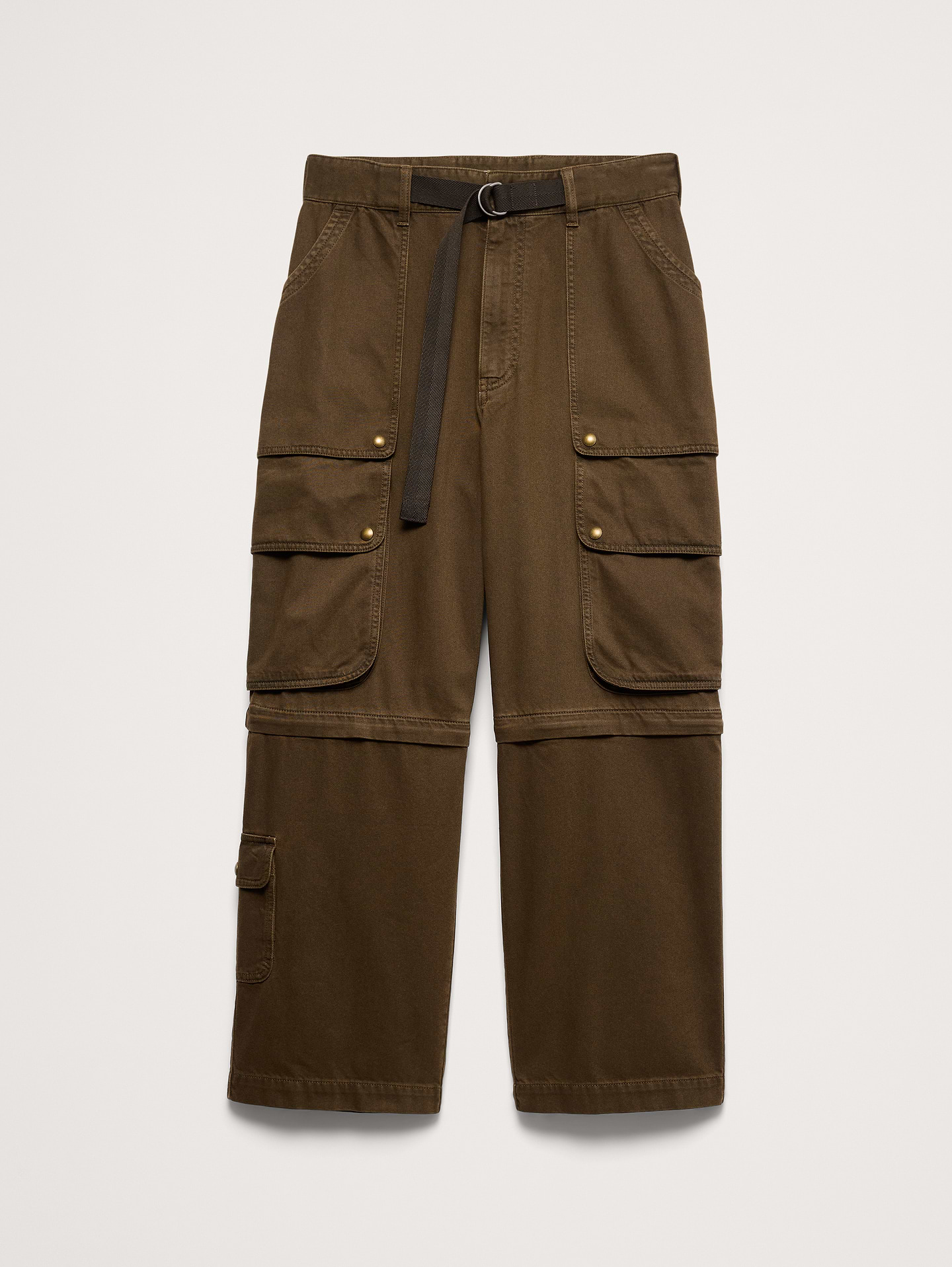 L'image numéro 5 présente Pantalon cargo convertible en sergé de coton