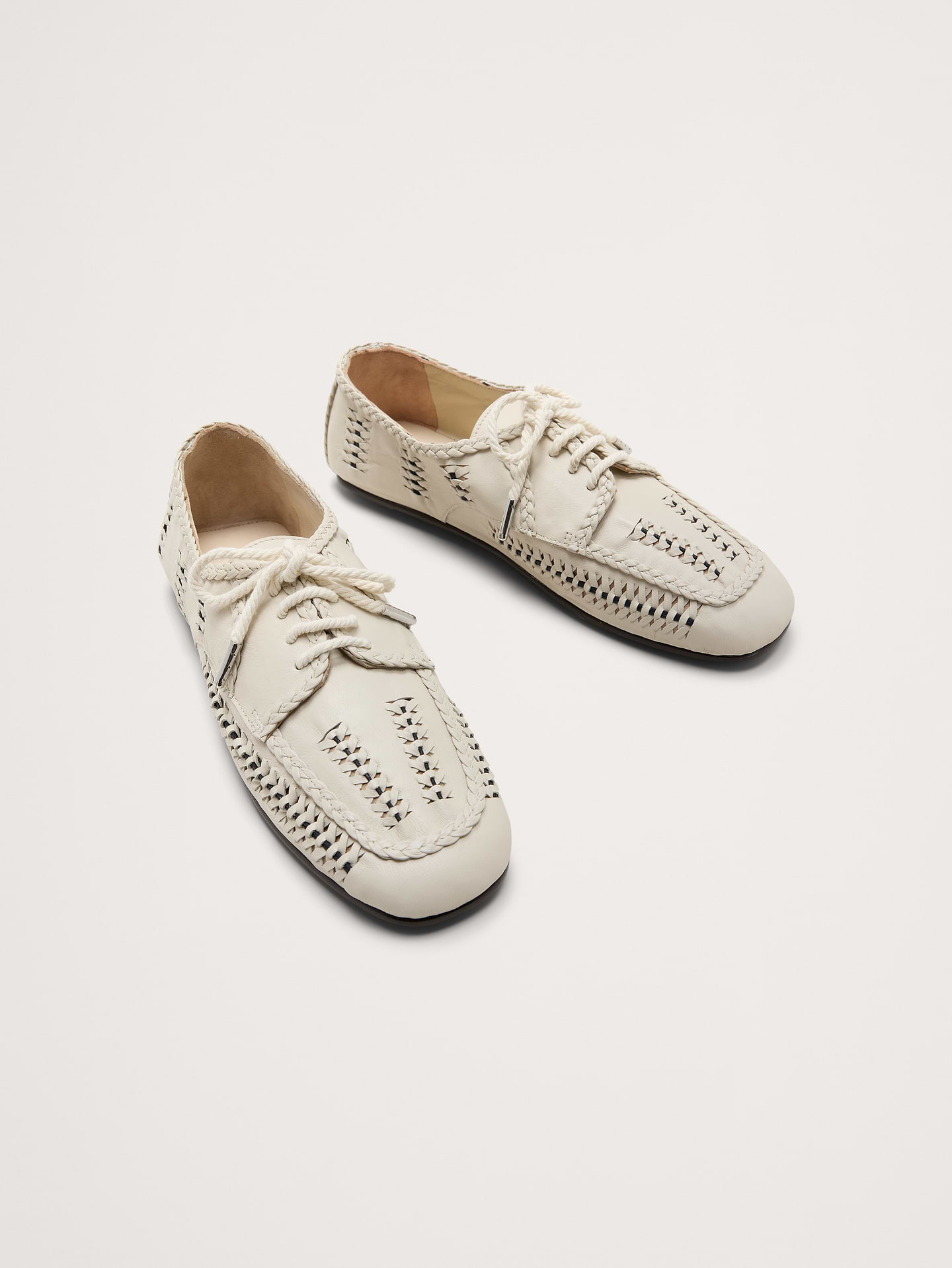 Image number 3 showing, Mahira Leather Flats by Freda Salvador