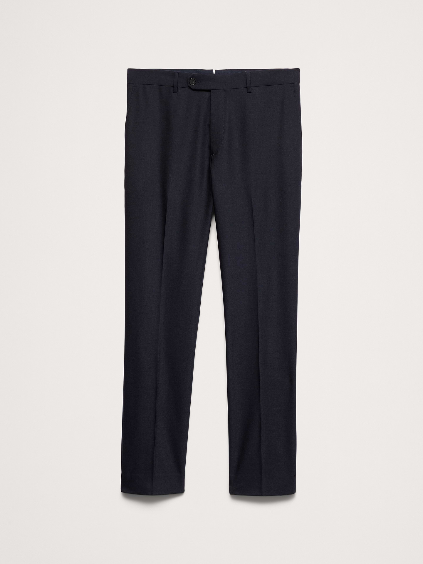 L'image numéro 6 présente Pantalon de complet en laine italienne barathéa à coupe étroite raffinée