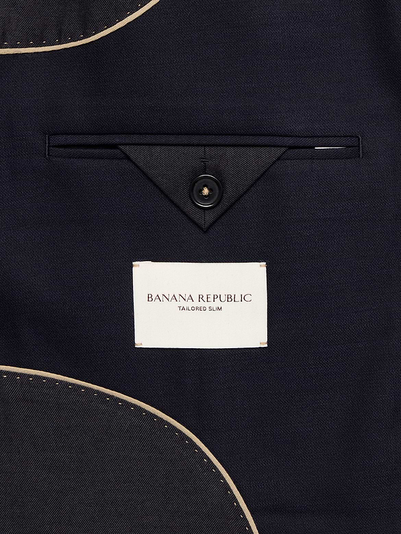 Tailored Slim Italian Baratha Suit Jacket
