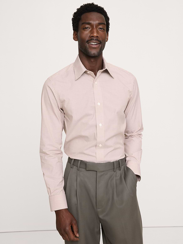 Chemise habillée ajustée infroissable