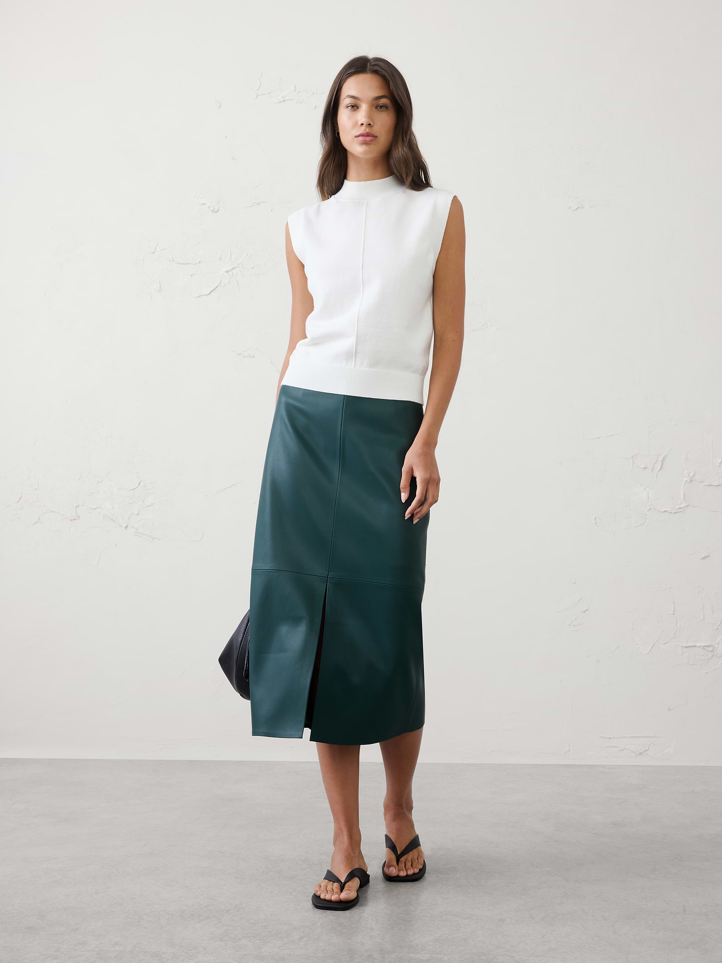 Image number 1 showing, Mockneck Shell Sweater