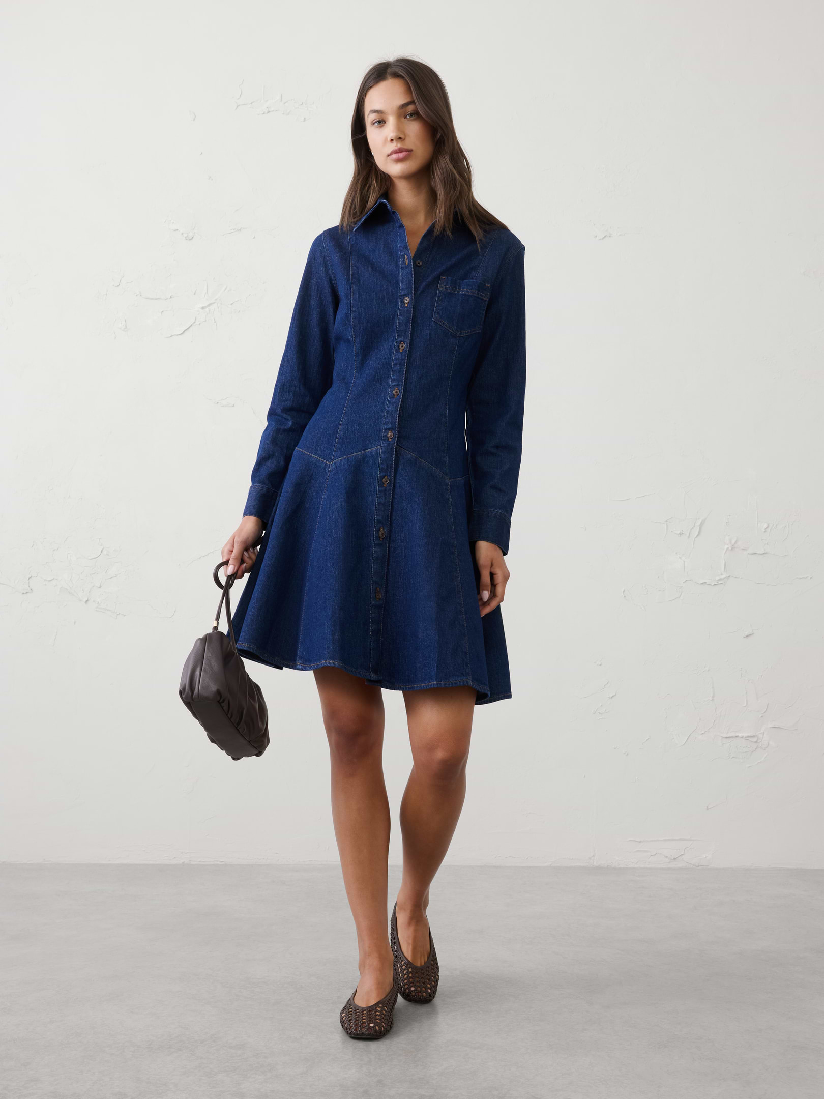 Image number 1 showing, Denim Above-Knee Dress