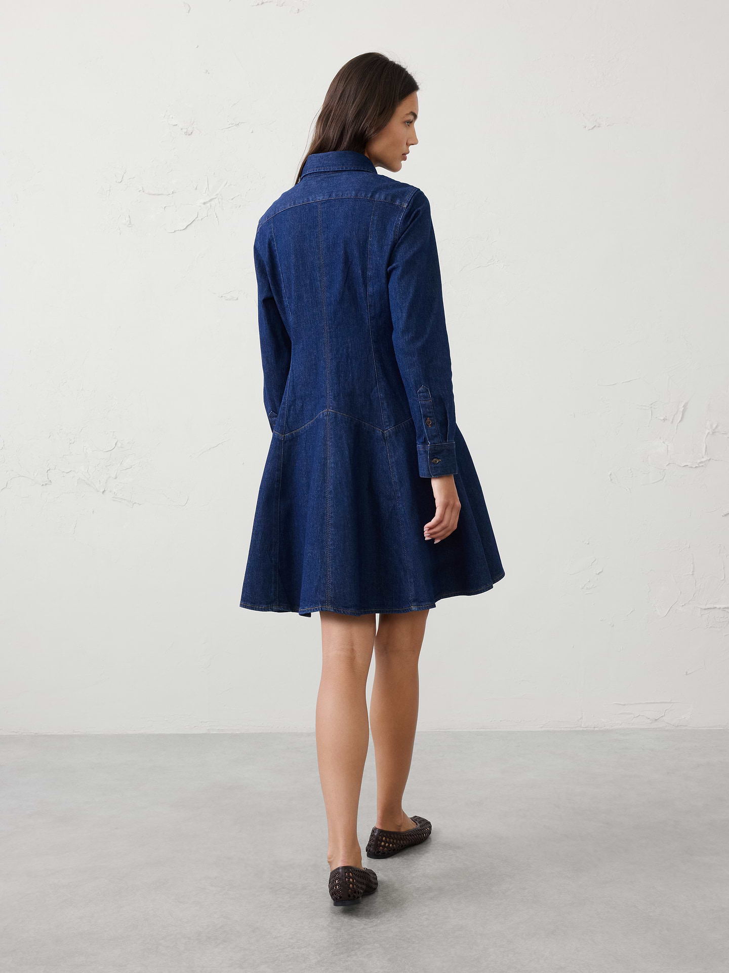 Image number 2 showing, Denim Above-Knee Dress