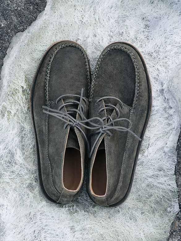 Bottines chukka en suède italien