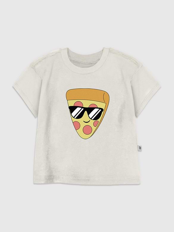 Toddler Toy Story 5 Pizza Sunglasses Graphic T-Shirt