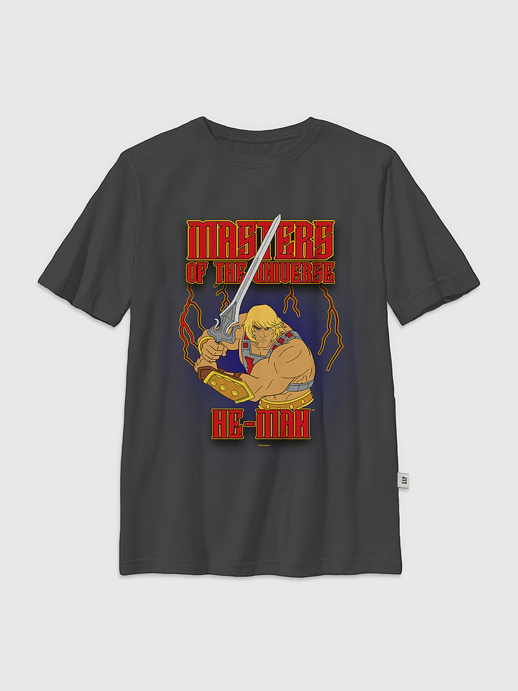 Image number 1 showing, Kids Masters Of The Universe He-Man Battle Graphic T-Shirt