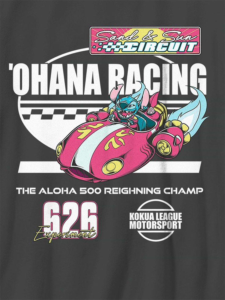 Image number 3 showing, Kids Lilo and Stitch Ohana Racing Graphic T-Shirt