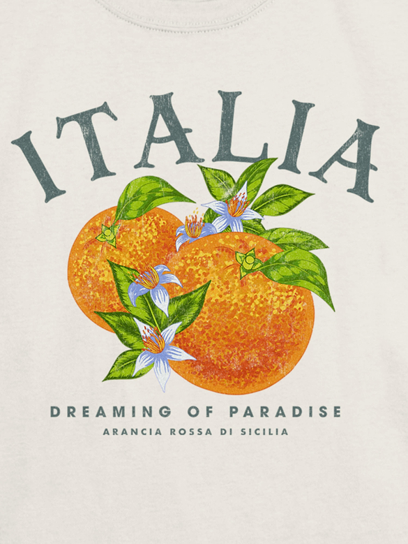 Kids Italia Oranges Graphic T-Shirt