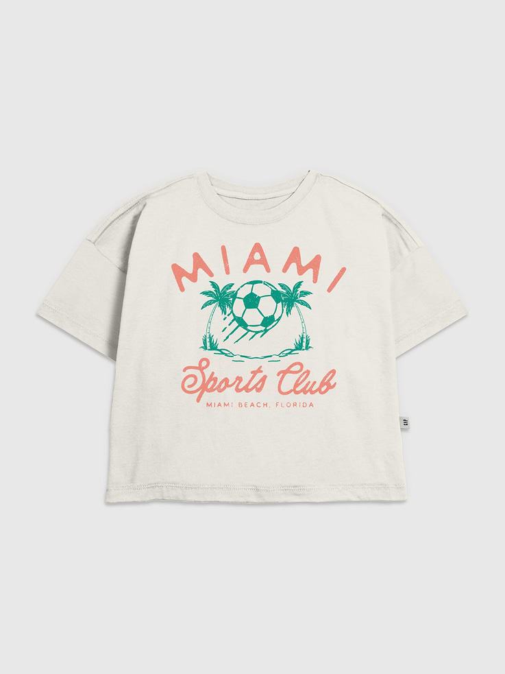 Image number 1 showing, Kids Miami Sports Graphic T-Shirt