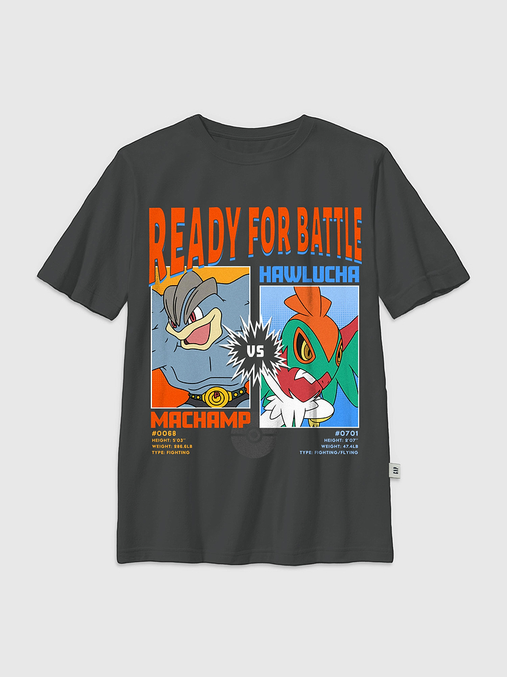 Image number 1 showing, Kids Pokemon Battle Graphic T-Shirt