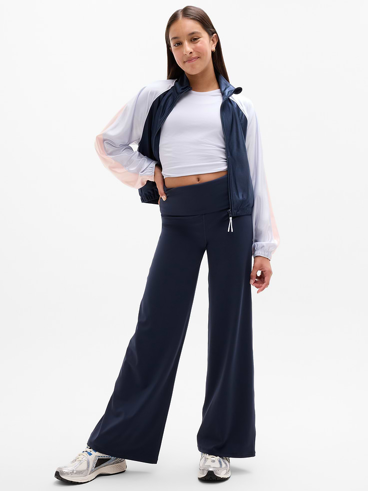 Image number 1 showing, Athleta Girl Chit Chat Roll Waistband Puddle Pant