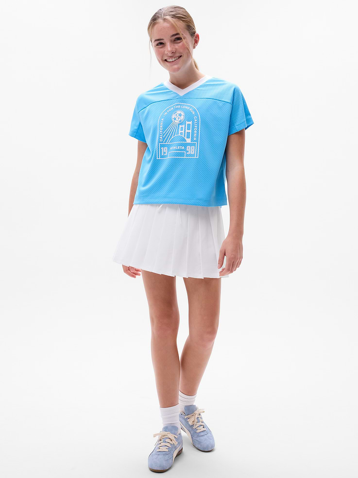 Image number 1 showing, Athleta Girl Pleat Perfect Low Rise Skort