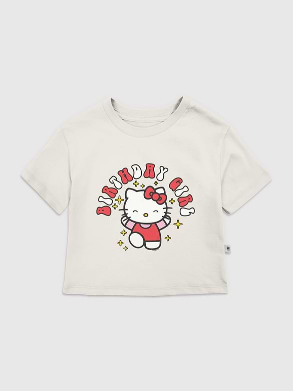 Toddler Hello Kitty Birthday Graphic T-Shirt