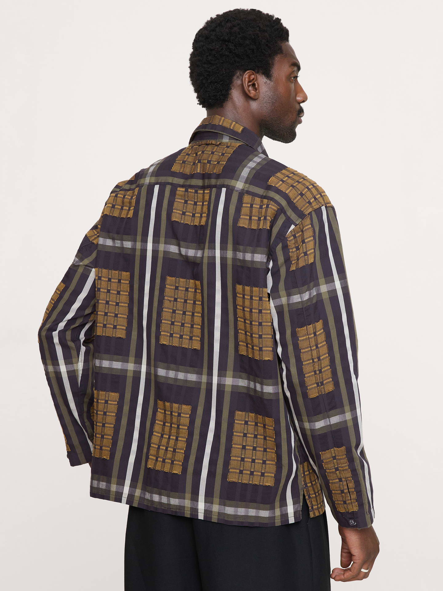 Image number 3 showing, Relaxed-Fit Textured Flannel Resort Shirt