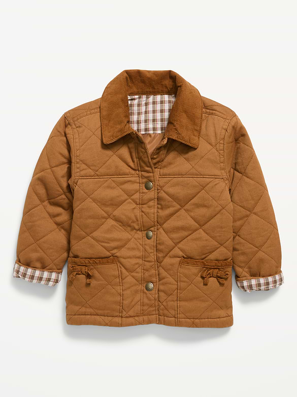 Veste campagnarde en sergé pour toute-petite