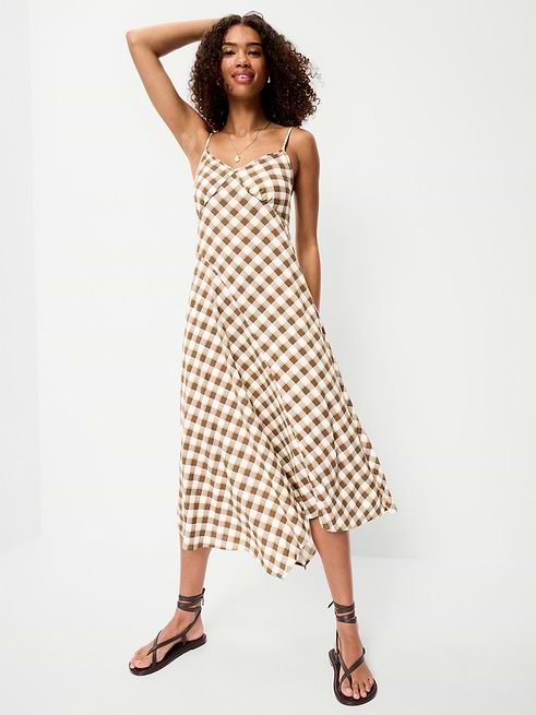 and midi dress L'AGENCE Reanne in Lemon Airy woven chiffon (with a romantic Amalie Black A-line Midi Dress