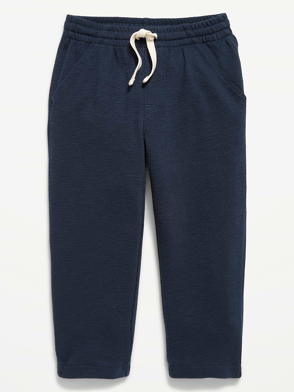 Barrel-Leg Knit Pants for Toddler Boys