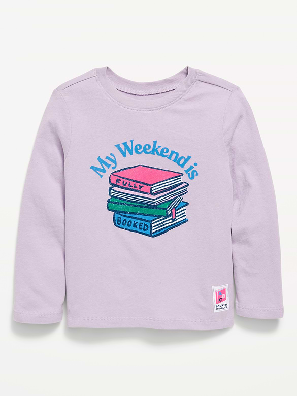 Long-Sleeve Graphic T-Shirt for Toddler Girls