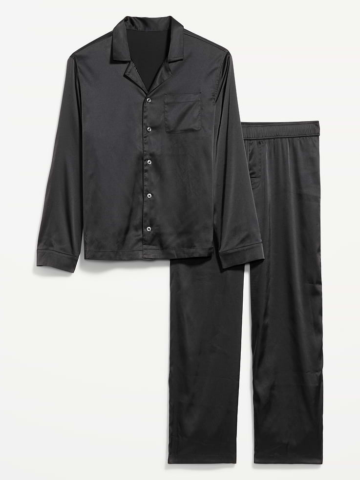 Image number 3 showing, Satin Pajama Pant Set for Men