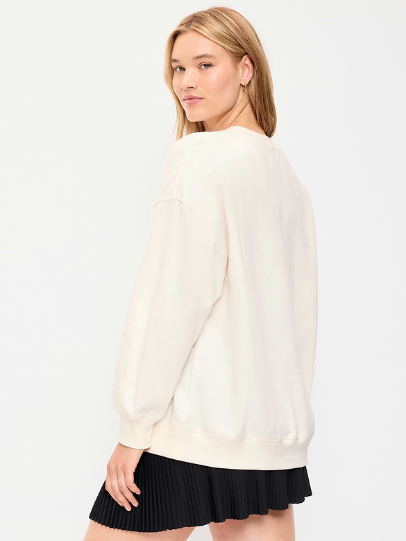 SoComfy Oversized Crew-Neck Sweatshirt