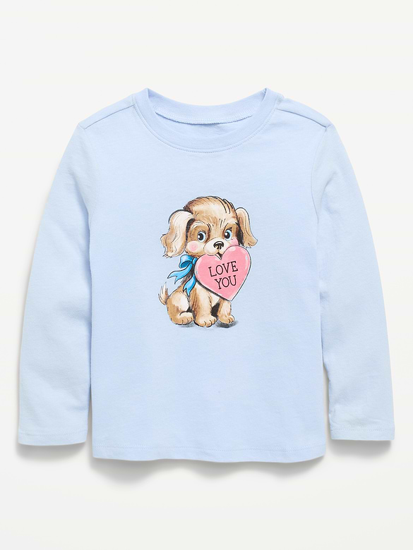 Long-Sleeve Graphic T-Shirt for Toddler Girls