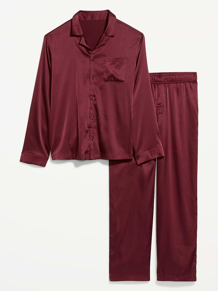 Image number 3 showing, Satin Pajama Pant Set for Men